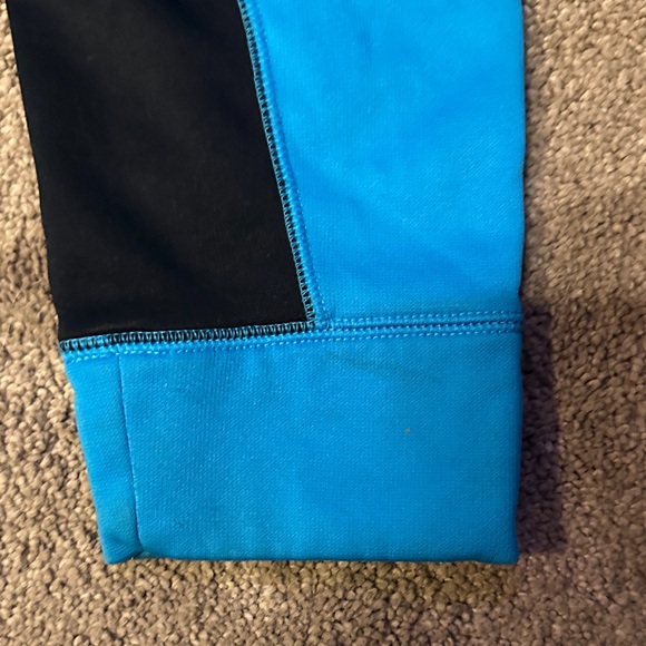 Nike Mens Therma Fit Pullover Hoodie Sweatshirt Blue Black Swoosh Logo Size L - Picture 7 of 10